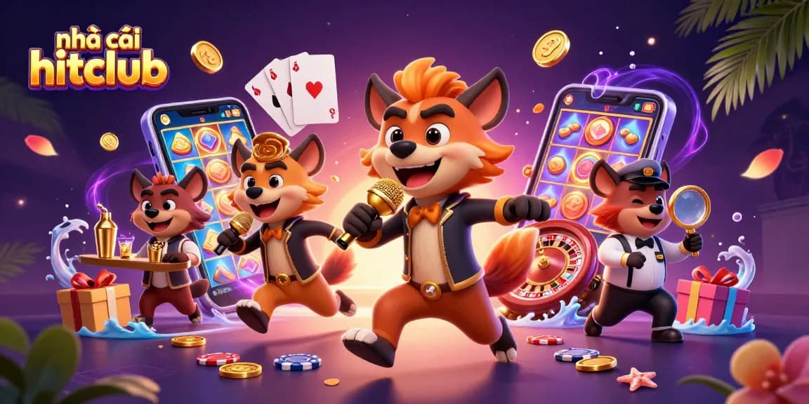 Experience thrilling fun at nhà cái hitclub with vibrant slot games and engaging characters