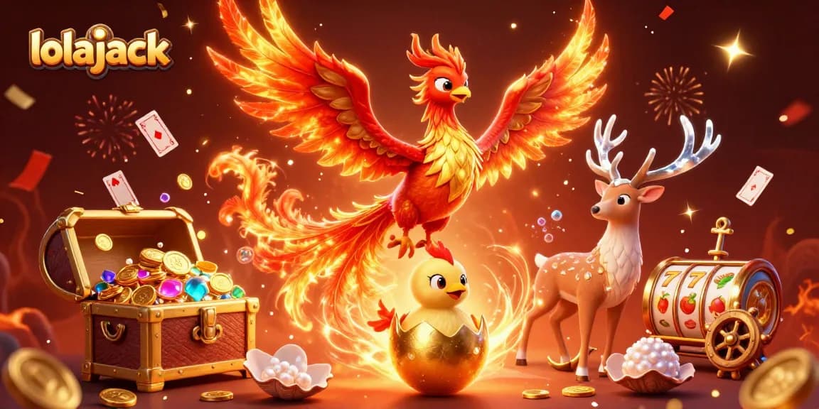 Play exciting games at lolajack Casino with vibrant visuals, treasure, and unique characters.
