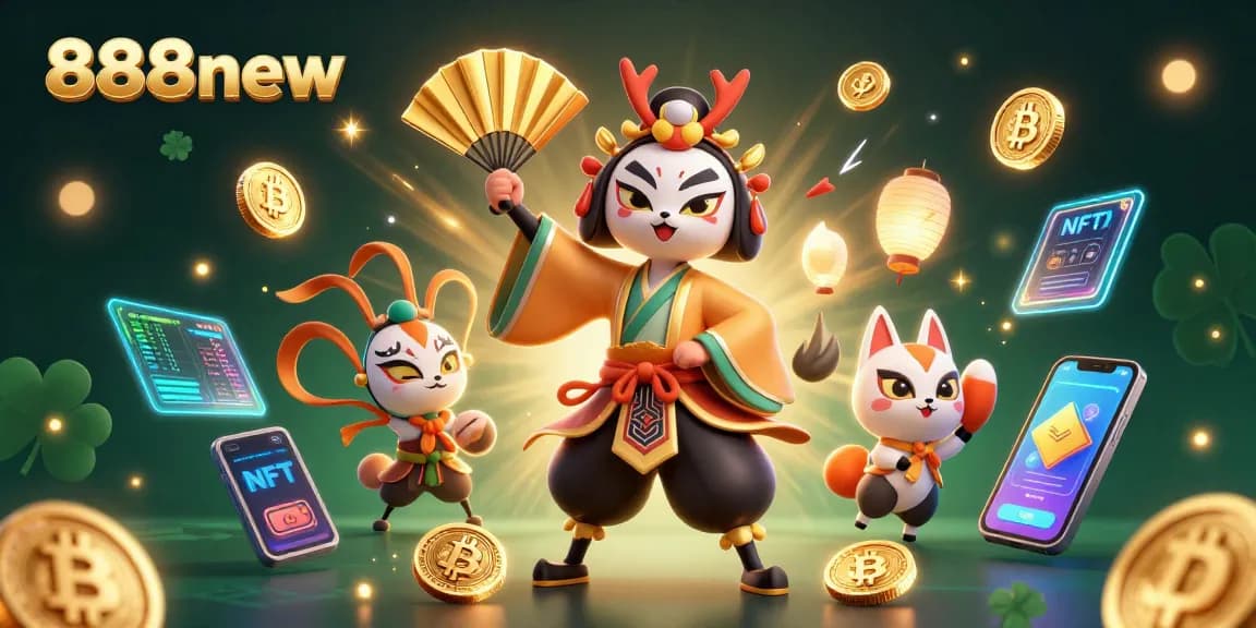 Experience thrilling action with 888new's engaging games featuring vibrant characters and crypto themes!