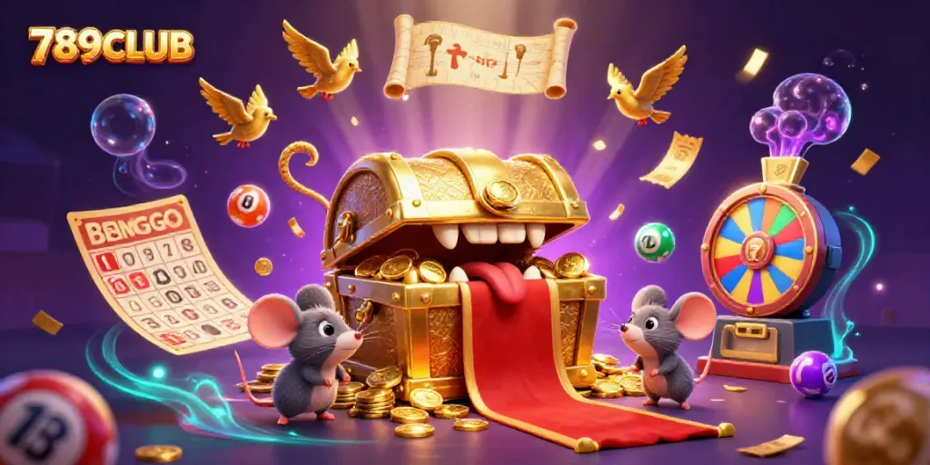 Experience the excitement with 789CLUB, featuring vibrant lottery and game elements.