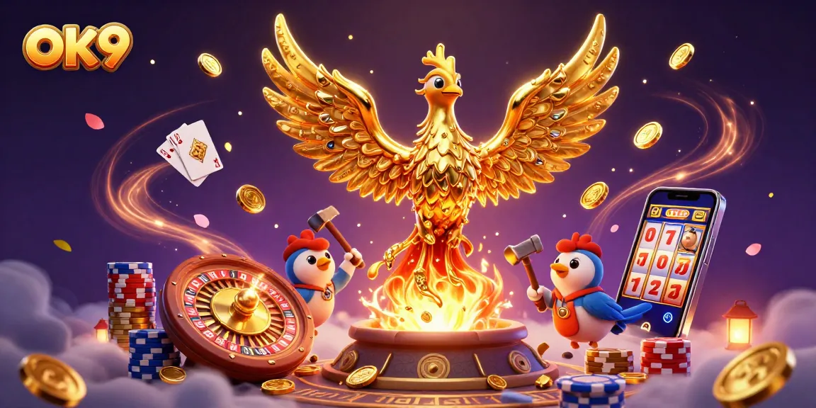 Experience the thrill of winning with ok9 at a vibrant online casino featuring golden phoenix and casino games.