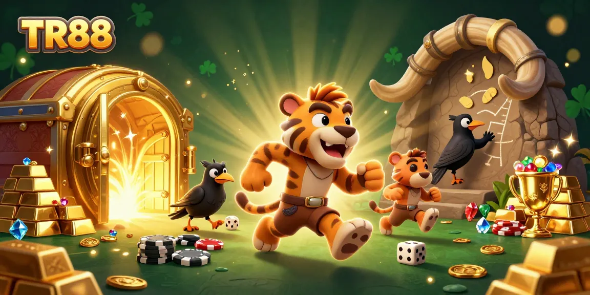 Experience thrilling games at TR88 with a captivating prehistoric casino atmosphere.