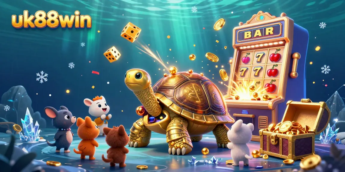 Spin, win, and enjoy vibrant fun with uk88win in this colorful casino scene!