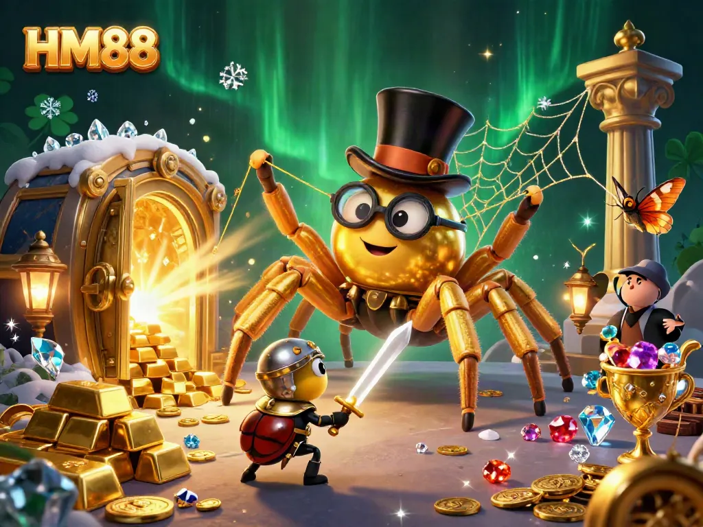 Engage in thrilling casino adventures with HM88's whimsical characters and gold-rich treasures.