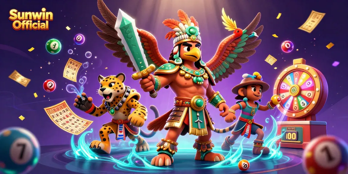 Experience thrilling gaming action at Sunwin Official with vibrant lottery elements!