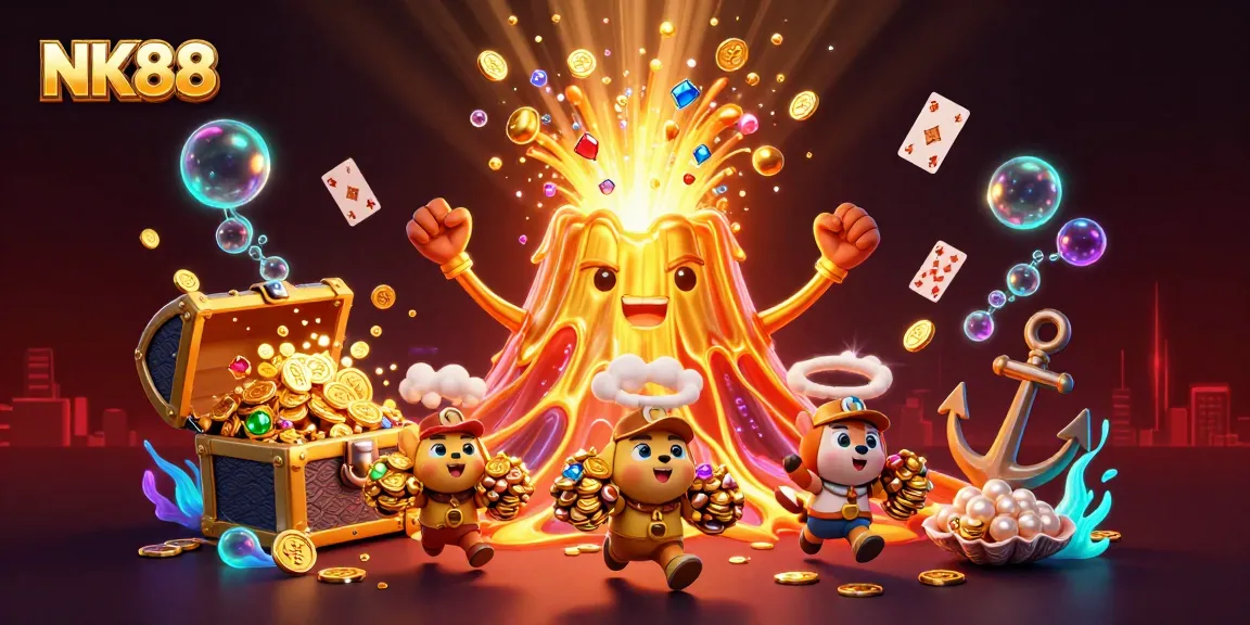 Experience thrilling gameplay at NK88 with treasures & excitement in a vibrant casino world