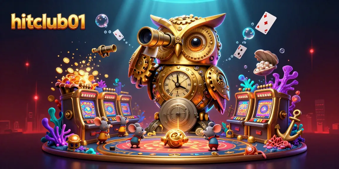 Experience the thrill of hitclub01 with a vibrant 3D scene featuring casino action.