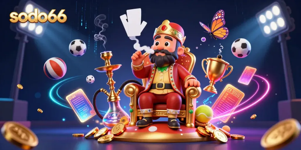 Experience thrilling gameplay at sodo66 while winning with vibrant 3D casino elements.