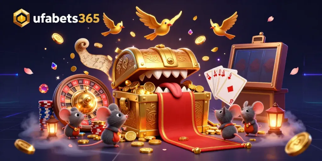 Experience the excitement of ufabets365 with sparkling treasures and dynamic casino elements.