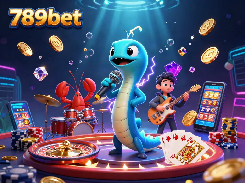 Experience thrilling wins with 789bet's vibrant underwater casino featuring unique characters.