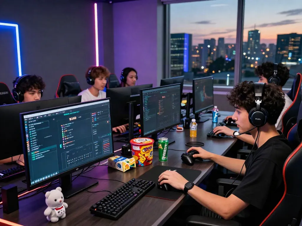 Engaged players enjoying the KU88 online gaming experience, showcasing competitive spirit.