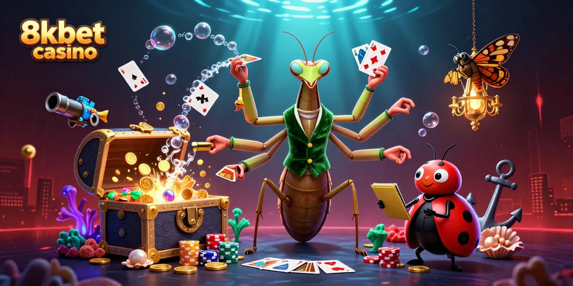 Engage in thrilling gameplay at 8kbet casino with vibrant characters and rich visual elements.
