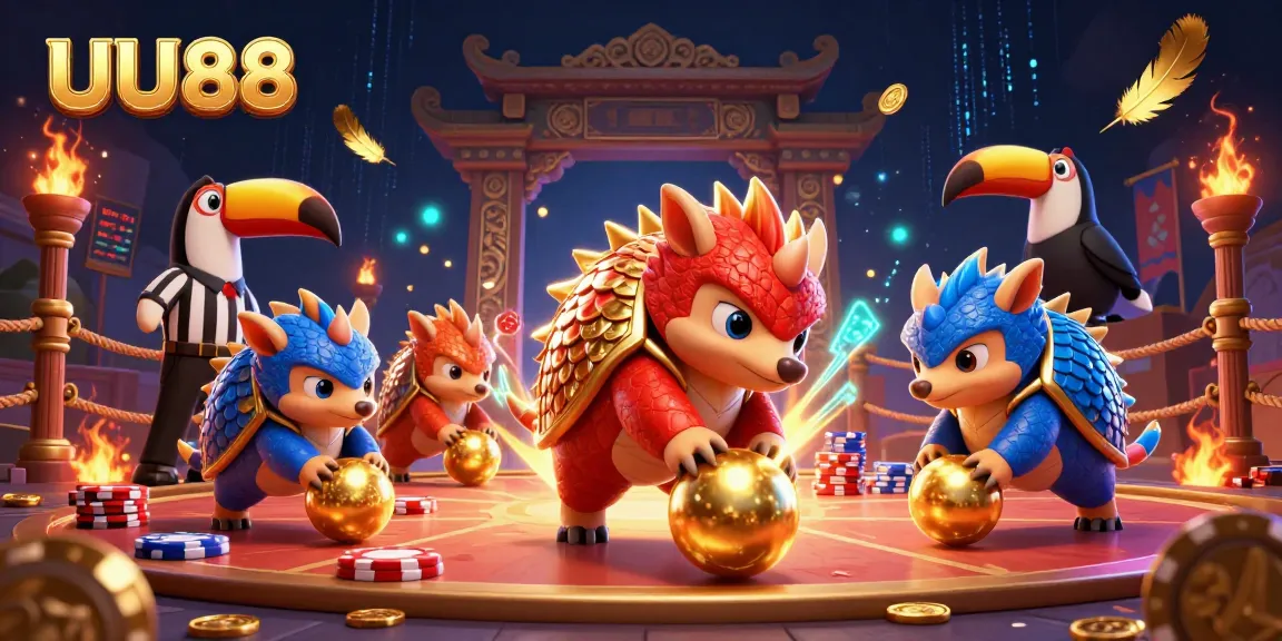 Win big with UU88 in this vibrant 3D gaming showdown featuring dynamic gambling action.