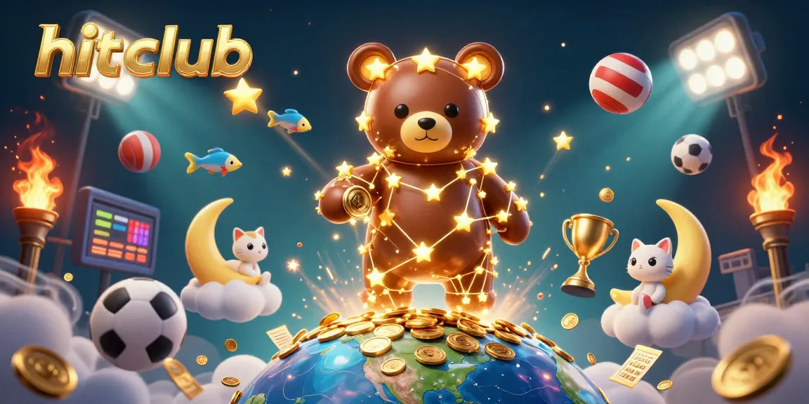 Hitclub: gamble with excitement as the constellation bear scoops up coins from beneath.