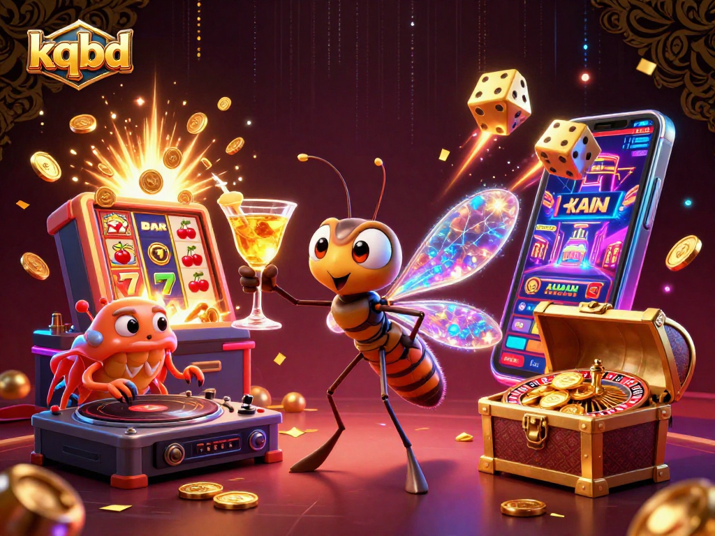 Engage in kqbd's thrilling casino universe with vibrant characters and dynamic gaming action.