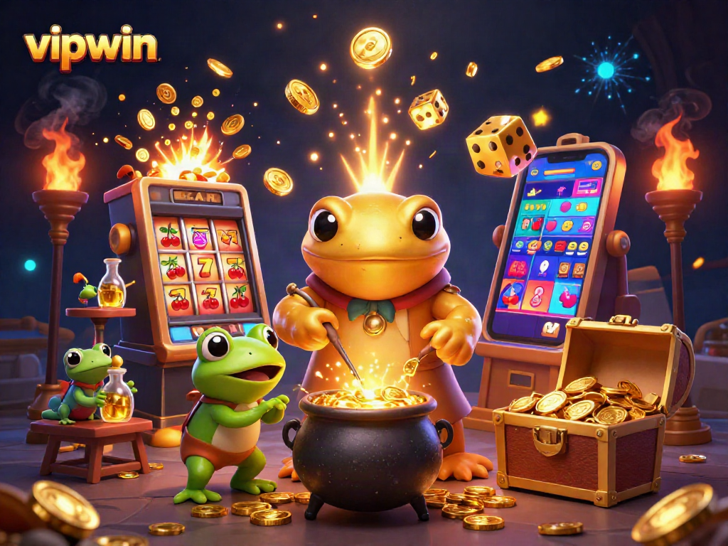 Experience thrilling wins at vipwin casino with a mystical alchemist transforming base metals into gold.
