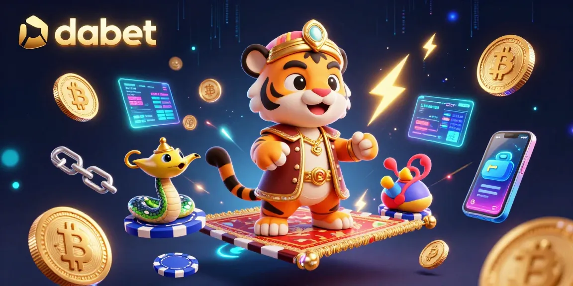 Experience thrilling gameplay at dabet with vibrant animated casino elements and characters.