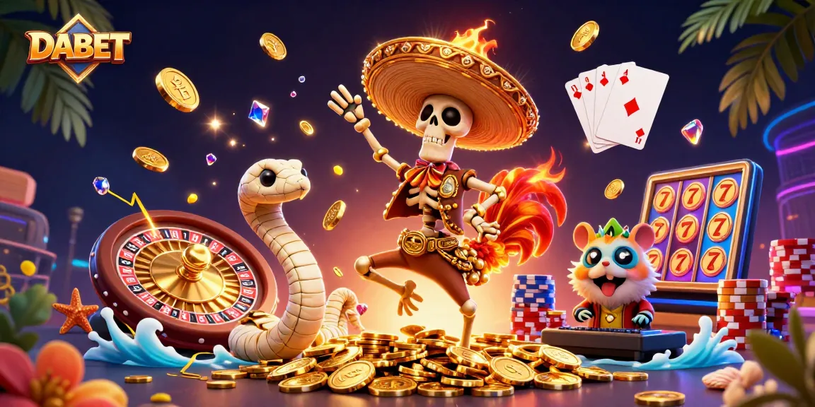 DABET invites players to enjoy lively casino gaming experiences with engaging characters and vibrant visuals.