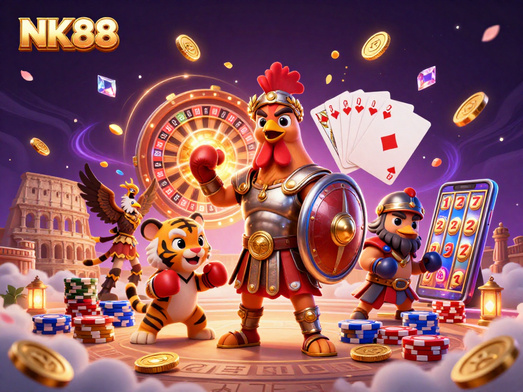 Experience thrilling games at NK88 with exciting symbols and vibrant casino action.
