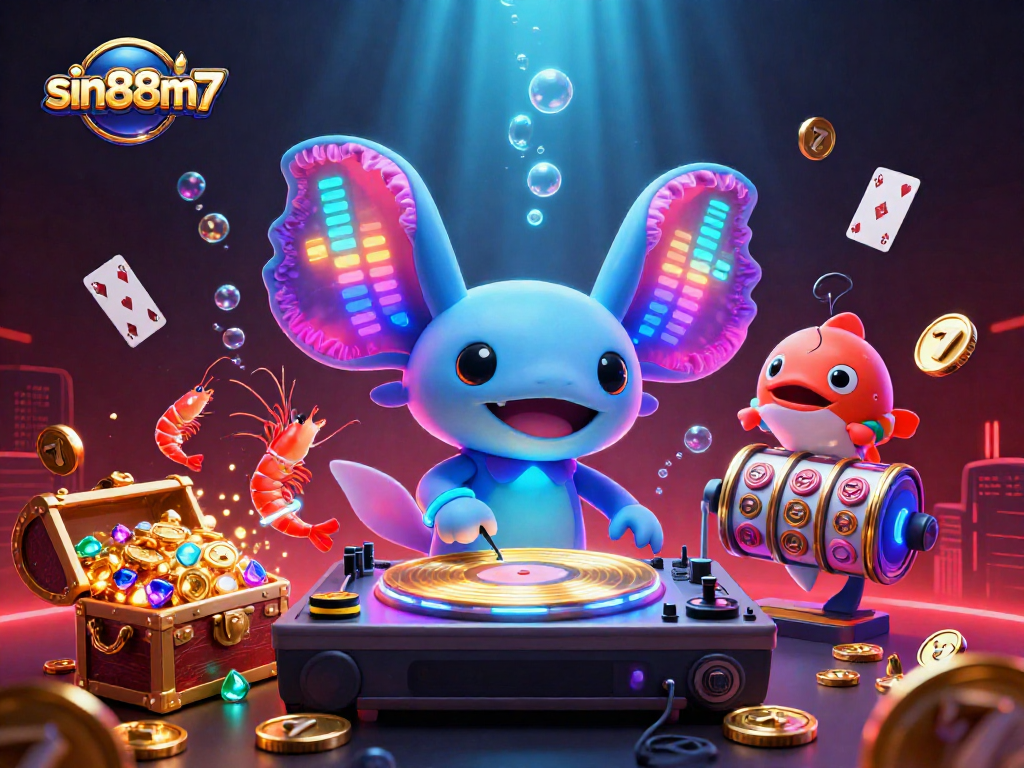 Experience thrilling gameplay with sin88m7 and vibrant underwater scenes filled with exciting game elements.