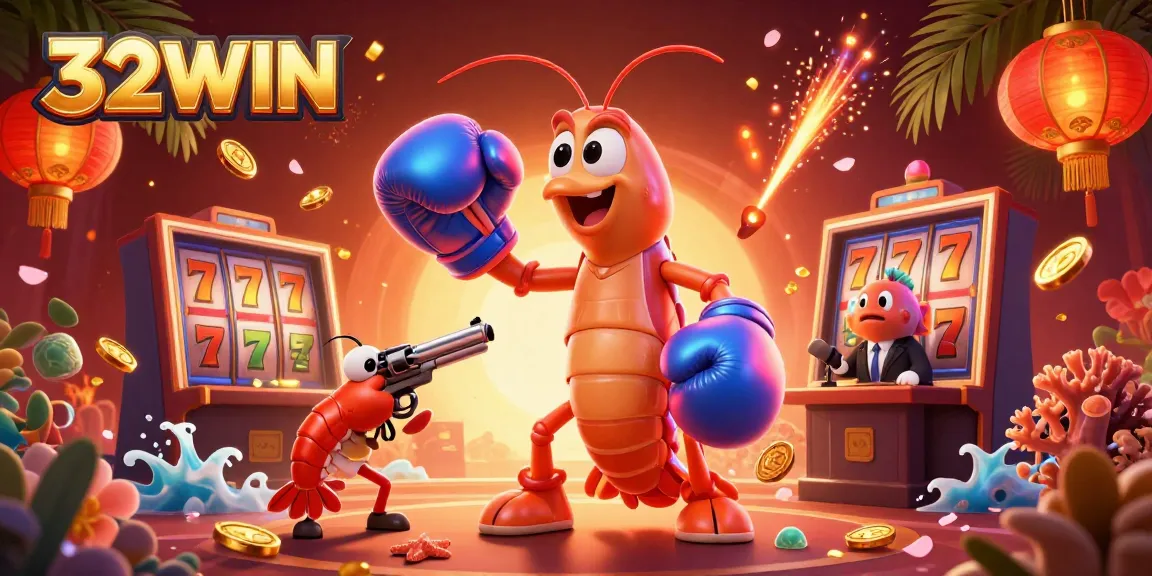Experience thrilling 32WIN gaming action with charismatic characters and mesmerizing casino elements.
