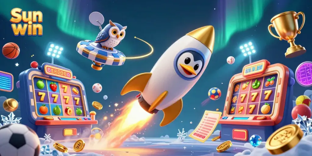 Experience thrilling gameplay with Sun win's vibrant casino elements and dynamic characters.