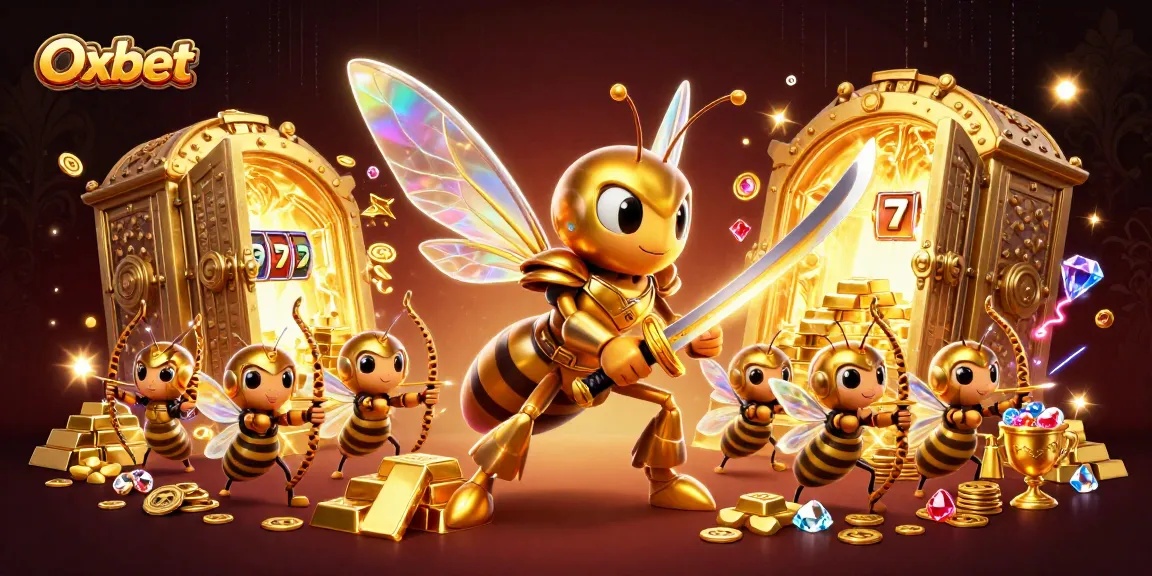 Experience exhilarating gaming with Oxbet as a golden hornet samurai leads a treasure-seeking quest.