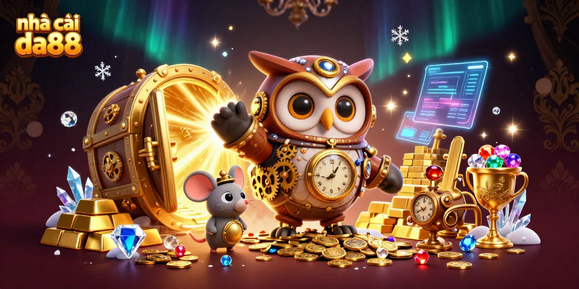 Experience the excitement at nhà cái da88 with vibrant 3D casino elements and treasures!