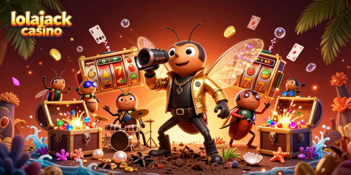 Experience the thrill of lolajack casino with vibrant games, animated characters, and flashy visuals.