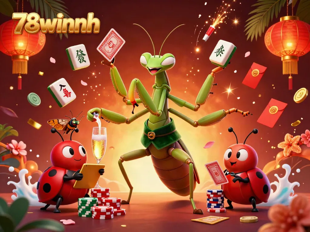 Experience thrilling gameplay at 78winnh with dynamic character interactions and vibrant casino elements.