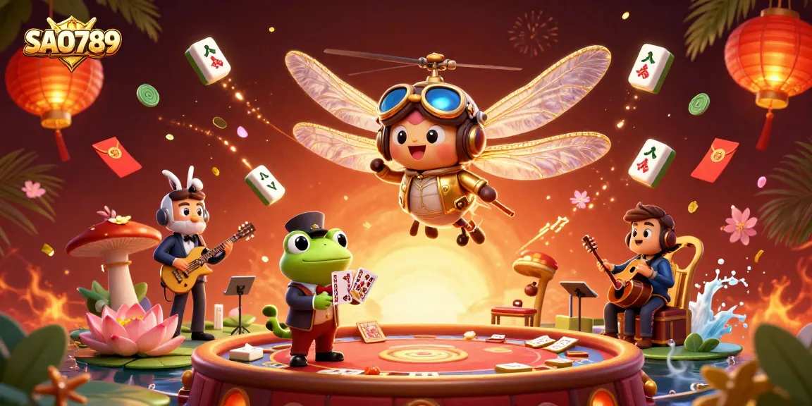 Experience the thrill of SAO789 with vibrant gaming action and unique casino elements in 3D.