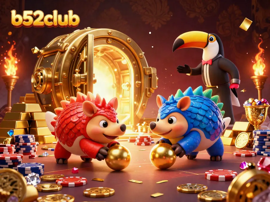 Experience vibrant gaming action with b52club's exciting pangolins and gold treasures.