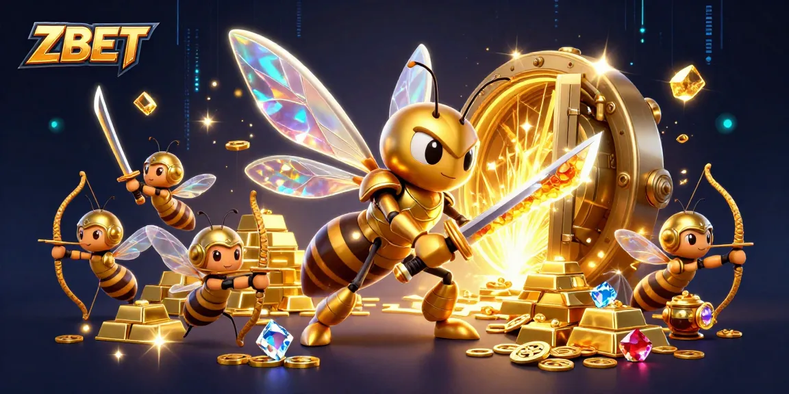 ZBET players enjoy a vibrant online casino experience with dynamic golden treasure elements.