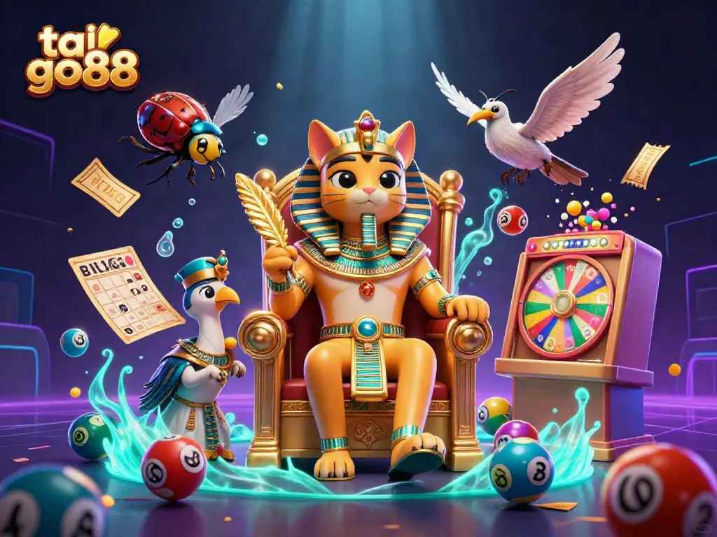 Engage in thrilling experiences with tai go88, featuring colorful lottery elements and iconic characters.