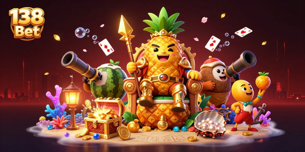 Experience thrilling wins at 138 Bet with dynamic casino-themed elements and vibrant characters.