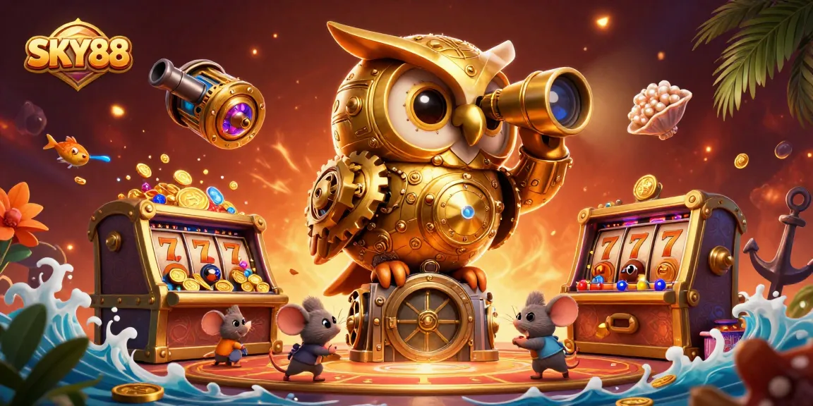 Engage in thrilling gameplay at SKY88 casino with vibrant visuals and dynamic elements.