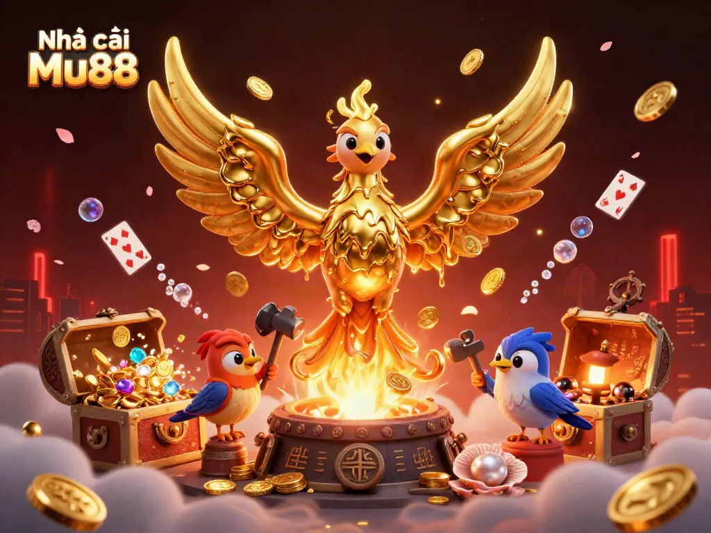 Engage in exciting gameplay at Nhà cái Mu88 with vibrant gold coins from captivating casino adventures.